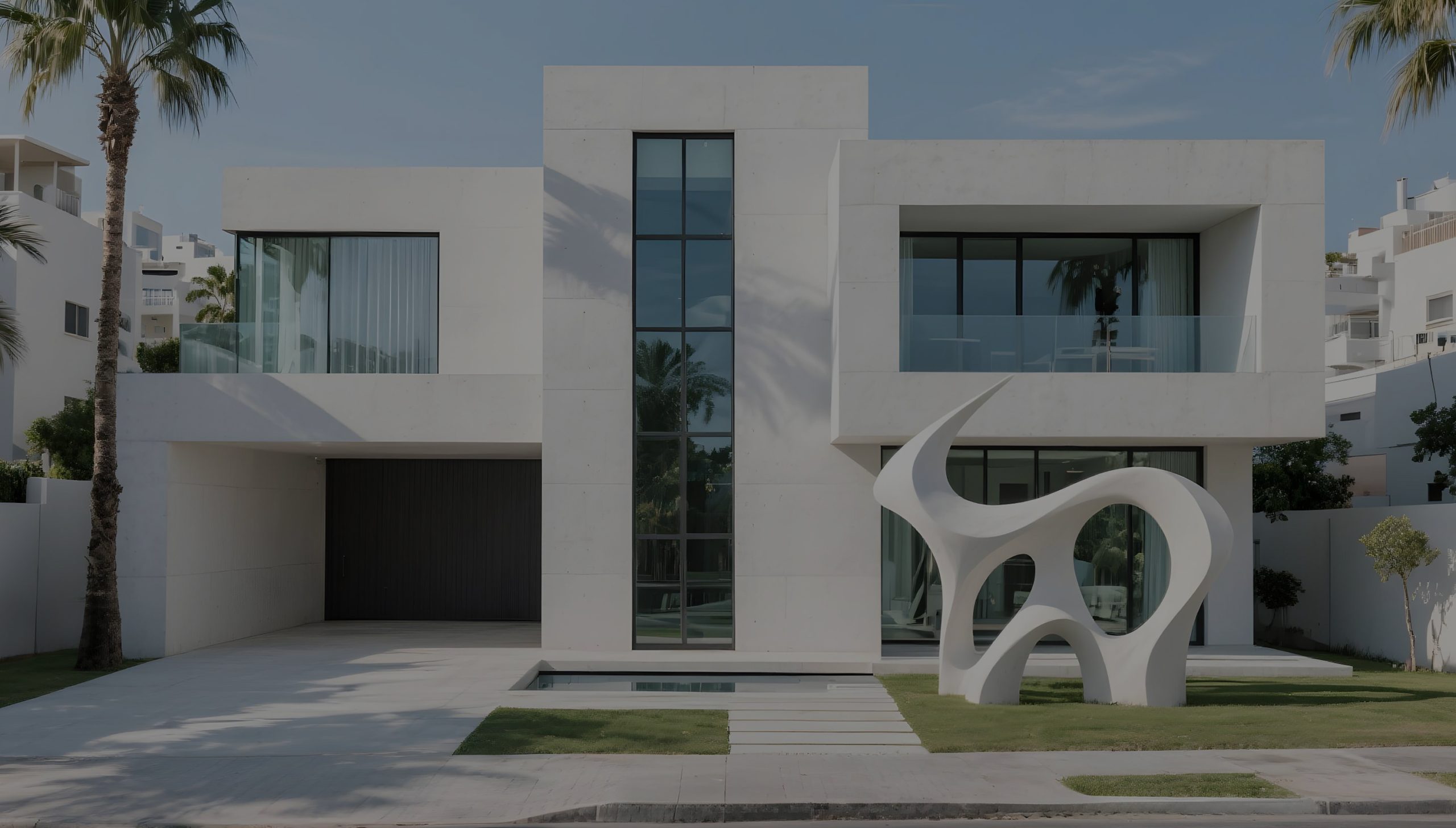3d rendering loft luxury living room with bookshelf near bookshelf
